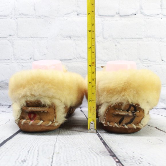 LL BEAN Lined Wicked Good Moccasin Slippers Sz 9 - Picture 7 of 9